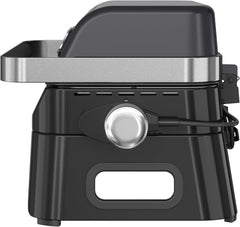 Campingaz Grill Attitude2go, Gasgrill & Elektrogrill, Tischgrill, tragbarer Balkon-, Camping-Grill, mit Deckel, Thermometer und Gusseisen-Grillrost, Betrieb mit Gas oder Elektro