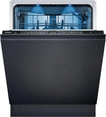 Siemens SN43ES14VE, iQ300 Smarter Geschirrspüler, Unterbau-Spülmaschine mit Besteckschublade, 60 cm, automatische Türöffnung dank autoOpen dry, besonders leise mit iQdrive-Motor, aquaStop, Edelstahl