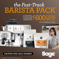 Sage - The Barista Touch - Kaffeemaschine mit automatischem Milchaufschäumer & integriertem Mahlwerk - Touchscreen, abnehmbarer Tamper, 5 Voreinstellungen - Siebträgermaschine - Gebürsteter Edelstahl