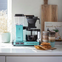 Moccamaster KBG Select, Kaffeemaschine, Retro Kaffeemaschine, Filterkaffee, Off-White, 1.25L