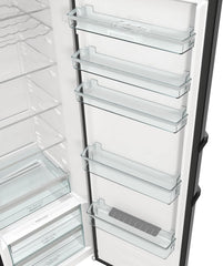 Gorenje R 619 DAXL6 Kühlschrank/AdaptTech/FreshZone/Schnellkühlfunktion/Umluft-Kühlsystem/LED Display / 398l / 185cm / EEK D/Edelstahl