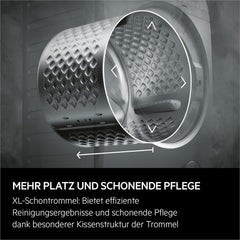 AEG L7WBA60680 Waschtrockner / DualSense - schonende Pflege / 8 kg Waschen / 5 kg Trocknen / D / energiesparend / Mengenautomatik / Nachlegefunktion / ProSteam - Auffrischfunktion / 1600 U/min Weiß