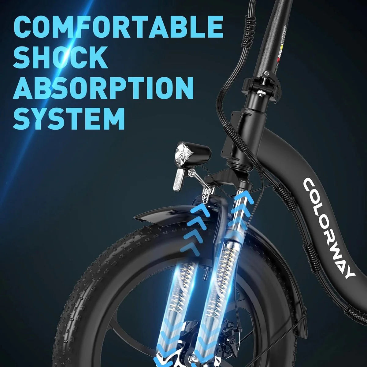 COLORWAY BK6S Klappbares E-Bike 350W 36V 15Ah 20x3.0 Reifen