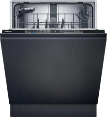 Siemens SN43ES14VE, iQ300 Smarter Geschirrspüler, Unterbau-Spülmaschine mit Besteckschublade, 60 cm, automatische Türöffnung dank autoOpen dry, besonders leise mit iQdrive-Motor, aquaStop, Edelstahl