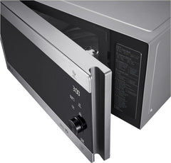 LG MS2595CIS Mikrowelle mit Smart Inverter Technologie, 25 Liter Kapazität, 1000 W, Automatikprogramme, einstellbare Leistungsstufen und EasyClean-Funktion, Silber