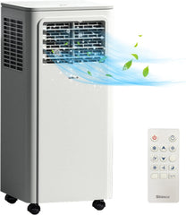 SHINCO Mobile Klimaanlage mit Abluftschlauch, 3-in-1Klimaanlage mit Luftentfeuchter&Ventilator, 7000BTU, 2,05 kW, Mobiles Klimagert mit Schlafmodus, Timer und Montagematerial, Rume bis 54m