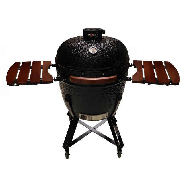 Kobe Kamado Holzkohlegrill Professional XL Black Edition, 23,5 , 113x81x113 cm