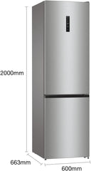 Gorenje N 619EAW4 Kühl-Gefrier-Kombination / LED Display / 186 cm / 300 l / NoFrostPLus / Gemüsefach mit Feuchteregler / FastFreeze / weiß