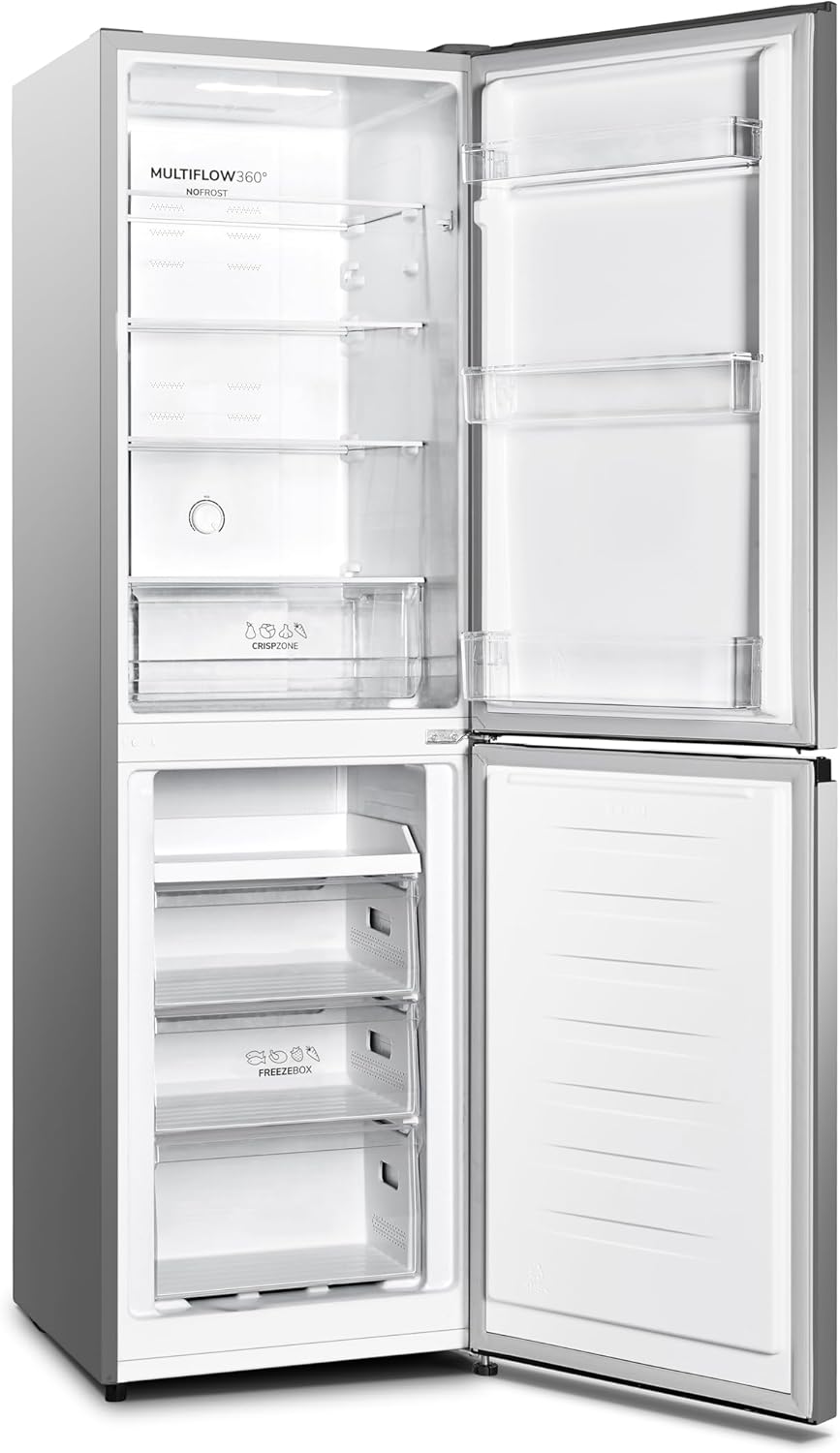 Gorenje N 619EAW4 Kühl-Gefrier-Kombination / LED Display / 186 cm / 300 l / NoFrostPLus / Gemüsefach mit Feuchteregler / FastFreeze / weiß