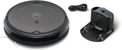 iRobot Roomba Combo Essential Saug- und Wischroboter (Y0112), leistungsstarkes Saugen und Wischen, 4-Stufen-Reinigungssystem, 3 Saugstufen, Spot-Cleaning, steuerbar über App, Tasten oder Sprache, Wei