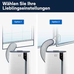 De'Longhi Pinguino PAC EL112 CST WiFi, Mobile Klimaanlage mit MyEcoRealFeel-Technologie für Räume bis zu 110 m³,11.000 BTU/h, 2,9 kW, 63 dB, Entfeuchtungsfunktion, A+, App- und Sprachsteuerung, Weiß