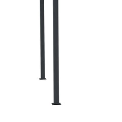 Outsunny Pergola 2,95x2,95 m mit Schiebedach Grau