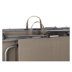 LIVARNO home Alu-Dreibeinliege »Houston«, mit Sonnendach, taupe - B-Ware sehr gut