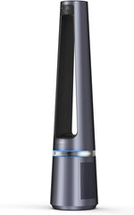 Rowenta QU5062 Eclipse 3in1 Luftreiniger, Heizlüfter, Ventilator, filtert 99,9% der Partikel, für 30 m2 Raumgröße, schnelle Heizung bis zu 35°C, automatischer Tag- und Nachtmodus, Schwarz/Grau