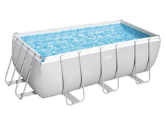Power Steel™ Frame Pool-Set mit Filterpumpe, ca. L 412 x B 201 x L 122 cm