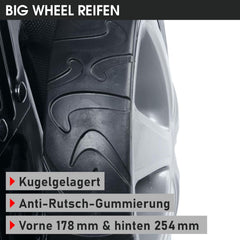 BRAST Benzin Rasenmäher mit Antrieb | 5,2kW(7PS) | Elektrostart | 48cm Schnittbreite | viele Modelle | TÜV | 4 Takt OHV Motor | 30-80mm Schnitthöhe | 60L Fangkorb | Stahlgehäuse | 19224 ESTART Speed