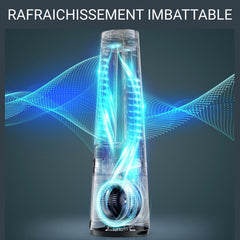 Rowenta QU5062 Eclipse 3in1 Luftreiniger | Heizlüfter | Ventilator | filtert 99,9% der Partikel | für 30 m2 Raumgre | schnelle Heizung bis zu 35°C | automatischer Tag- und Nachtmodus | Schwarz/Grau