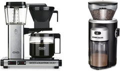 Moccamaster KBG Select, Kaffeemaschine, Retro Kaffeemaschine, Filterkaffee, Off-White, 1.25L