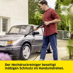 Kärcher Hochdruckreiniger K 4 Power Control Flex Home, Druck: max. 130 bar, Fördermenge: 420 l/h, Fläche: 30 m²/h, Wasserfilter, Gewicht: 11,5 kg, Hochdruckpistole, Dreckfräser, Strahlrohr, Home Kit