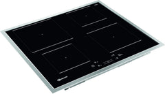 Bauknecht Induktions-Kochfeld BQ 2760S FT / Booster/ Touch Control /Simmer-Funktion / Restwärmeanzeige/ flacher Edelstahl-Rahmen