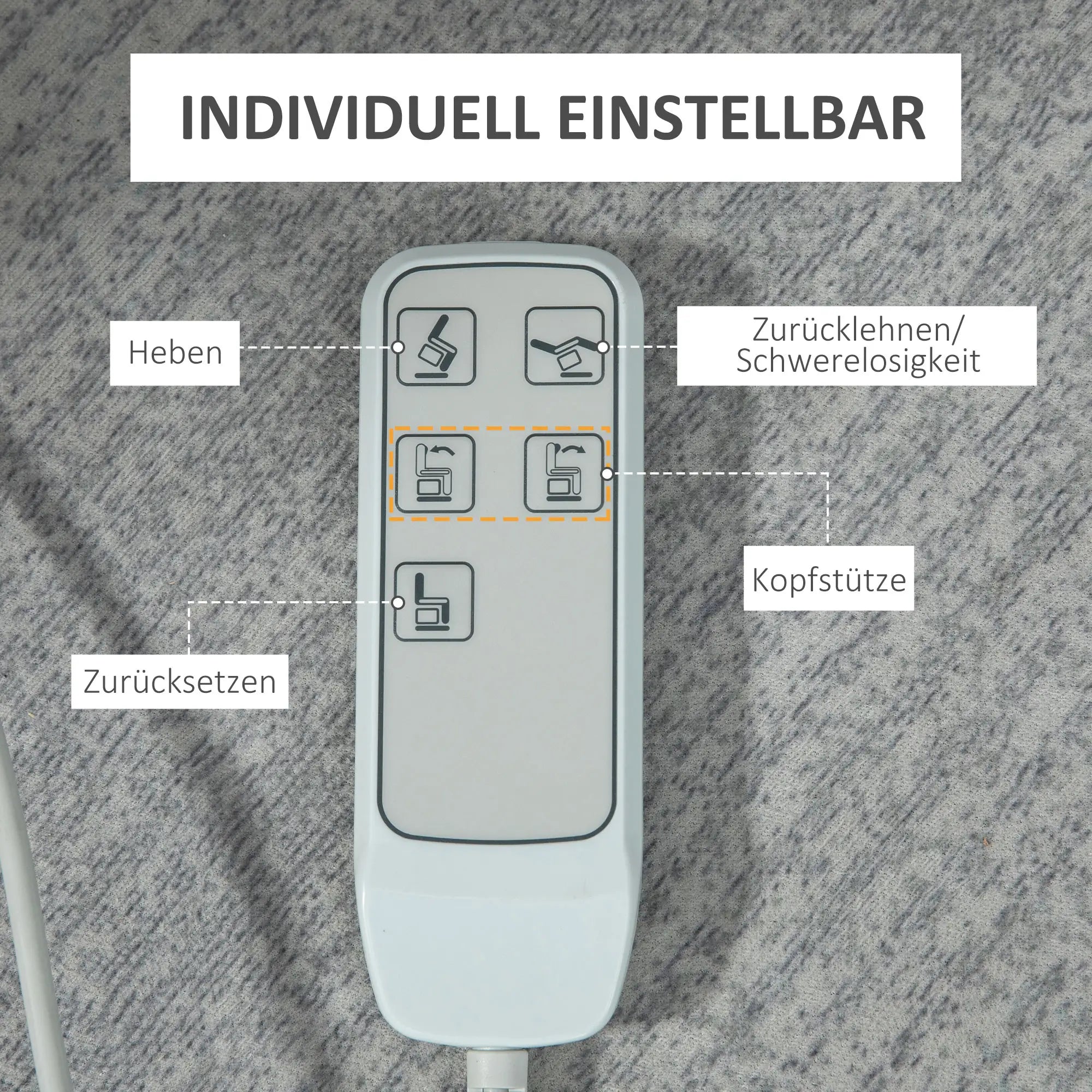 HOMCOM Aufstehsessel Fernsehsessel elektrisch mit Aufstehhilfe
