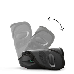 CYBEX Gold Kinder-Autositz Solution G i-Fix, Für Autos mit und ohne ISOFIX, Ab ca. 3 bis 12 Jahre (100 - 150 cm), Ab ca. 15 bis 50 kg, Lava Grey