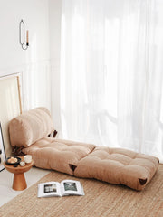 Fold Kadife Bettsofa - Kamel