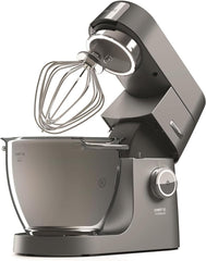 Kenwood Titanium Chef Baker KVL85.424SI Küchenmaschine mit integrierter Waage, inkl. 4-teiligem Patisserie-Set, 7 L und 5L Rührschüssel, stufenloser Geschwindigkeitsregler, 1200 W, Silber