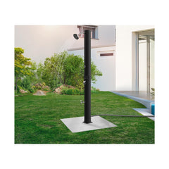 PARKSIDE® Solardusche, großer Duschkopf in Chromoptik - B-Ware Transportschaden Kosmetisch