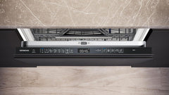Siemens SN43ES14VE, iQ300 Smarter Geschirrspüler, Unterbau-Spülmaschine mit Besteckschublade, 60 cm, automatische Türöffnung dank autoOpen dry, besonders leise mit iQdrive-Motor, aquaStop, Edelstahl