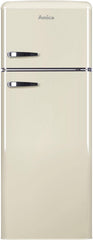 Amica KGC 15632 T Retro Kühl-/Gefrierkombination / Ice Blue (Türkis) / 144cm (H) x 55cm (B) x 62cm (T) / Retro-Design / Kühlschrank mit Gefrierfach