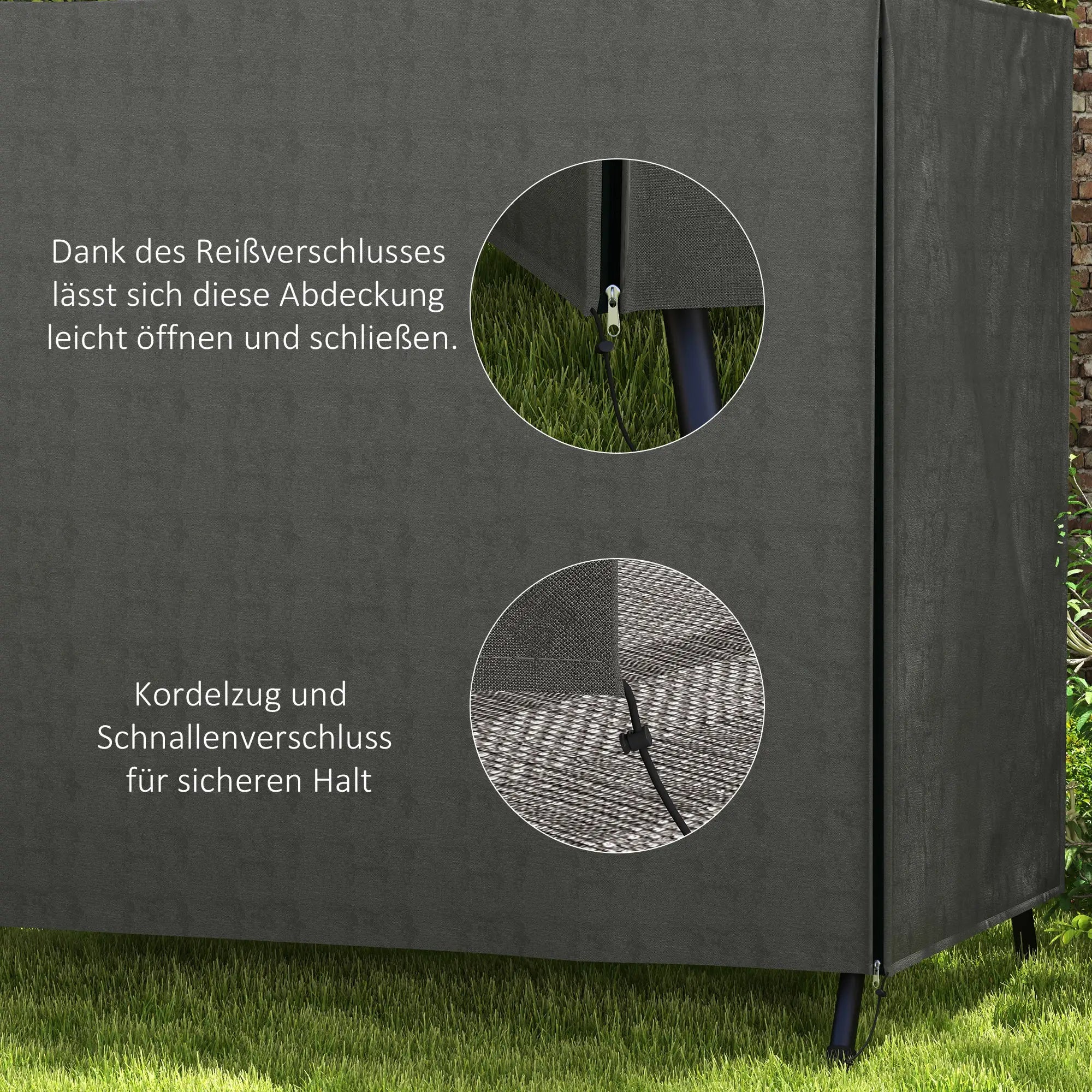 Outsunny Abdeckung Hollywoodschaukel witterungsresistent UV-Schutz