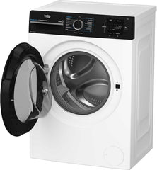 Beko WMC91464ST1 b300 Waschvollautomat, Waschmaschine, 9 kg, Bluetooth, ProSmart Inverter Motor, Dampffunktion, Pet Hair Removal, Watersafe+, Weiß