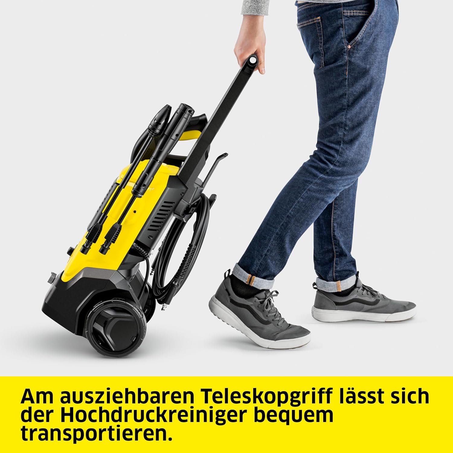 Kärcher Hochdruckreiniger K 4 Power Control Flex Home, Druck: max. 130 bar, Fördermenge: 420 l/h, Fläche: 30 m²/h, Wasserfilter, Gewicht: 11,5 kg, Hochdruckpistole, Dreckfräser, Strahlrohr, Home Kit