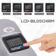 HOMCOM Mini Bike Pedaltrainer Heimtrainer LCD-Display verstellbar