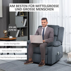 HOMCOM Aufstehsessel Fernsehsessel elektrisch mit Aufstehhilfe