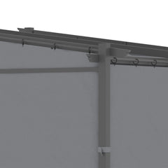 Outsunny Pergola mit ausziehbarem Dach Seilzugsystem