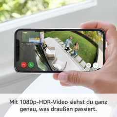 Ring Außenkamera Pro Solar (Stick Up Cam Pro) | Solarbetriebene Überwachungskamera aussen mit 1080p-HDR-Video, WLAN, 3D-Bewegungserfassung, Alexa-kompatibel | 2 Sicherheitskameras