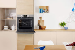 Privileg PBWR6 OH5F IN Einbau-Backofen/ Energieffizienzklasse A/ 71 L/ Hydrolyse-Reinigungsfunktion/ Multifunktions-Umluftbackofen Mit 7 Funktionen/ Edelstahl/ Turn&Go/ Click&Clean