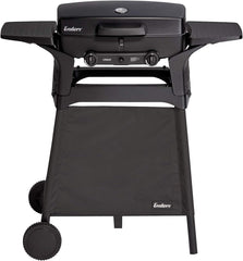 EndersGasgrill Urban II Pro, Tischgrill, Grillen-, Kochen- und Backen Funktion, 2 Brenner Edelstahl, mit Grill-Thermometer, Balkon-, Camping-Grill, Aluguss-Gehäuse, Gusseisen-Rost, #2062