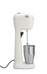HENDI Milchshake Maker, Inkl. 2 Mixbechers (Edelstahl und Polykarbonat) und 4 austauschbaren Rührwerken, Drink mixer, Frappés, Getränkemixer, 230V/400W, 170x196x(H)490mm, Karamell