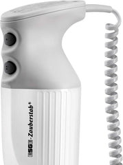 ESGE Zauberstab P 350 Profi, Stabmixer weiß inklusive Multifunktionsmesser, bis zu 22.000 U/min, 90880, weiß/grau