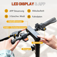 Evercross EV85F ABE E-Scooter mit 400W Motor