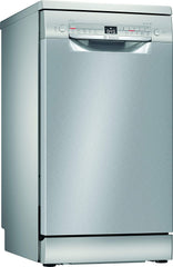 Bosch SPV2IKX10E Serie 2 Smarter Geschirrspüler vollintegriert, 45 cm breit, Besteckkorb, Extra Trocknen auf Knopfdruck, InfoLight roter Lichtpunkt am Boden, AquaStop Schutz gegen Wasserschäden, Weiß