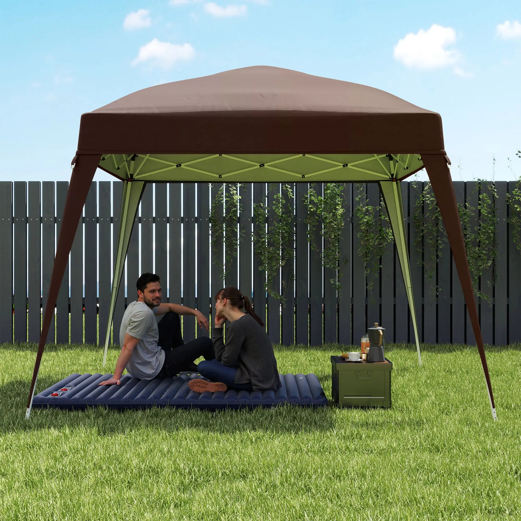 Outsunny Pavillon Ersatzdach UV50+ faltbar