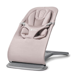 Ergobaby 3-in-1 Evolve Bouncer, Ergonomische Babywippe für Neugeborene ab Geburt bis zum Kleinkind, Babyschaukel mit Neugeboreneneinsatz (2,5 kg - 13,2 kg), Cream