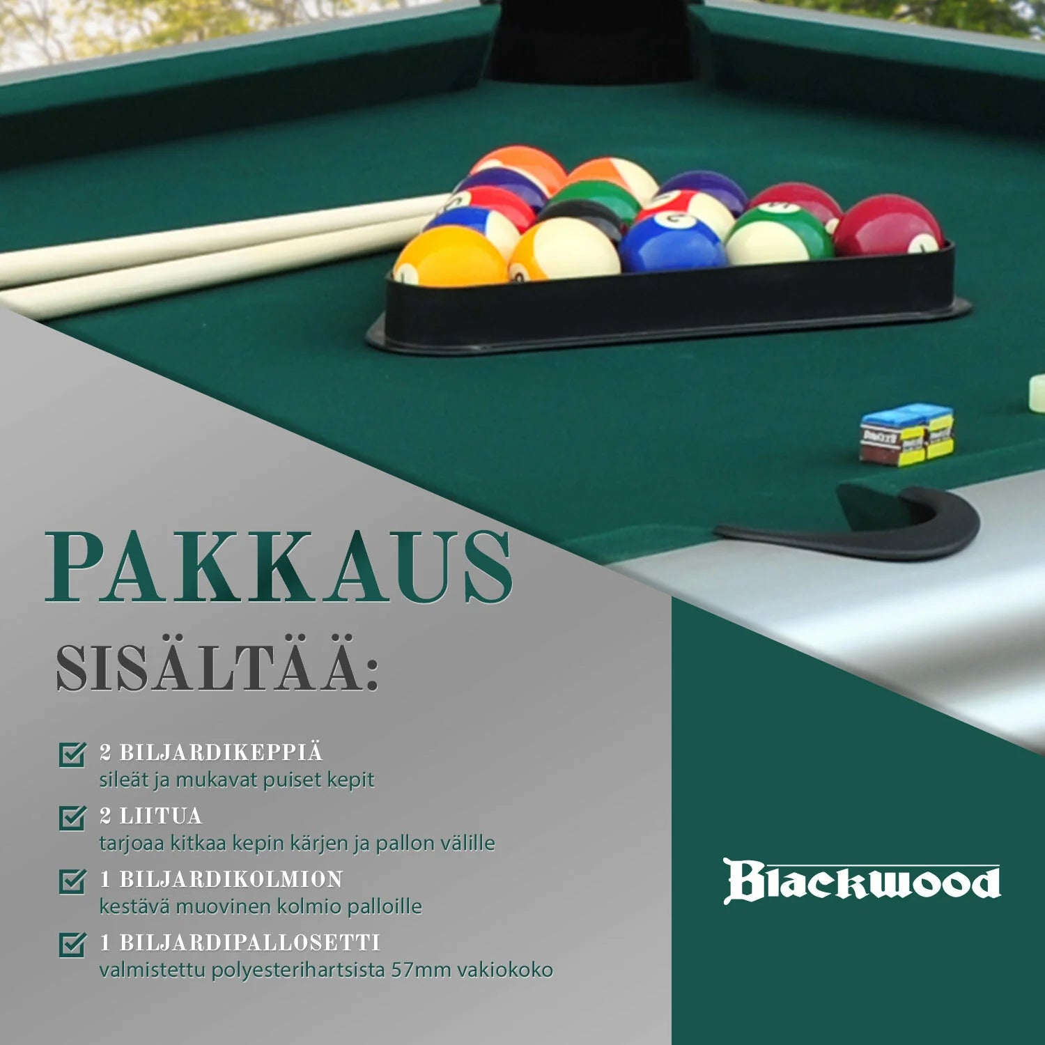Blackwood Billardtisch, Outdoor 8’