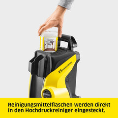 Krcher Hochdruckreiniger K 5 Compact, Druck: max. 145 bar, Durchfluss: max. 500 l/h, Flchenleistung: 40 m/h, Wasserfilter, Gewicht: 12 kg, Hochdruckschlauch und -pistole, Dreckfrser, Strahlrohr