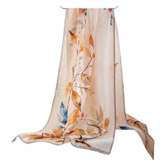 Luxury Elegant Pure Mulberry Silk Scarf Shawl