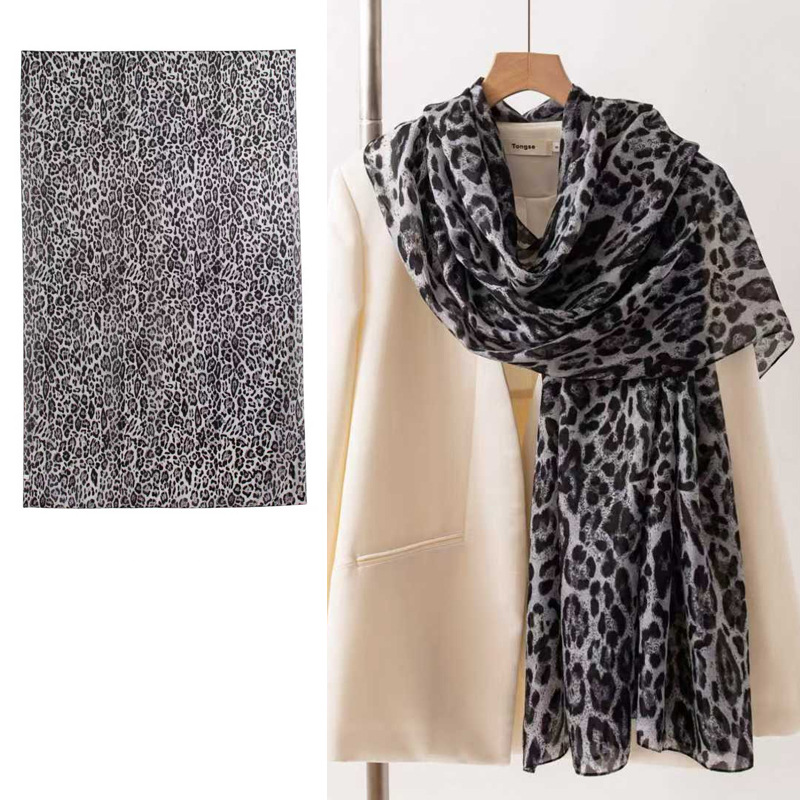 Spring & Summer Lightweight Pure Mulberry Silk Long Scarf UV Protection